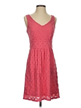hemming lace dress Halley Balloon Sleeve Frill Bust Flounce Hem Lace Dress White main image 1