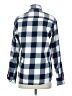 Assorted Brands 100% Cotton Checkered-gingham Blue Long Sleeve Button-Down Shirt Size S - photo 2