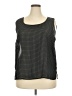 Notations 100% Polyester Black Sleeveless Top Size 2X - photo 1