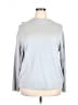 Shein Curve 100% Acrylic Gray Pullover Sweater Size 16 Plus (2) - photo 1