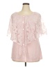 Unbranded Pink Short Sleeve Blouse Size XXL - photo 1