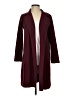 T Tahari Burgundy Coat Size XS - photo 2