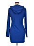 Unbranded 100% Polyester Solid Blue Casual Dress Size M - photo 2