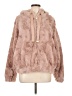 Express 100% Polyester Pink Faux Fur Jacket Size L - photo 1