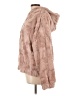 Express 100% Polyester Pink Faux Fur Jacket Size L - photo 5