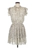 Reset 100% Polyester Tweed Silver Cocktail Dress Size M - photo 1