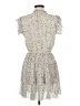 Reset 100% Polyester Tweed Silver Cocktail Dress Size M - photo 2