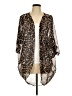 Red Lolly 100% Polyester Brown Kimono Size L - photo 1