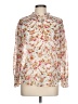 alex & lili 100% Polyester Floral Ivory Long Sleeve Blouse Size L - photo 1