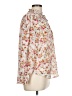 alex & lili 100% Polyester Floral Ivory Long Sleeve Blouse Size L - photo 4