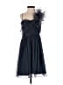 BCBGeneration Solid Blue Cocktail Dress Size 2 - photo 1