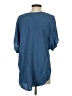 Michael Stars Blue Short Sleeve Blouse Size Sm (0) - photo 2