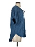 Michael Stars Blue Short Sleeve Blouse Size Sm (0) - photo 4
