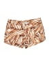Calia 100% Polyester Animal Print Brown Shorts Size L - photo 1