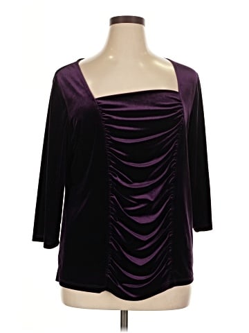 Roz & Ali 3/4 Sleeve Top (view 1)