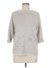 Nic + Zoe Gray Pullover Sweater Size M (petite) - photo 1