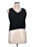 Say What? Black Sweater Vest Size XL - photo 1