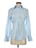 HOTOUCH 100% Cotton Blue Long Sleeve Button-Down Shirt Size XS - photo 1