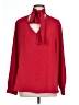 Bar III 100% Polyester Red Long Sleeve Blouse Size XL - photo 1