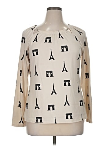 Como Blu Long Sleeve Blouse (view 1)