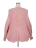Shein Curve 100% Acrylic Pink Pullover Sweater Size 2X - photo 2