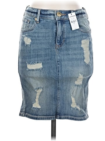 Express Jeans Denim Skirt (view 1)