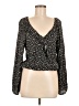 Altar'd State 100% Rayon Black Long Sleeve Blouse Size M - photo 1