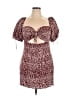 Eggie 100% Rayon Burgundy Cocktail Dress Size XL - photo 1