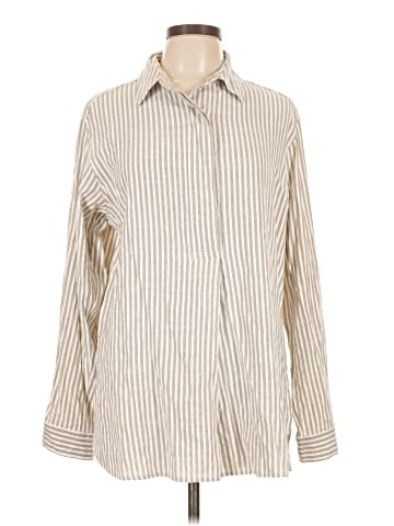 Max Studio Long Sleeve Button-Down Shirt (view 1)