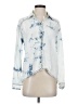 Michael Stars Tie-dye Blue Long Sleeve Blouse Size XS - photo 1
