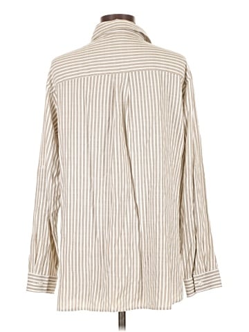 Max Studio Long Sleeve Button-Down Shirt (view 2)