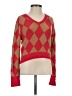 Assorted Brands 100% Nylon Argyle Red Pullover Sweater Size XS - photo 1