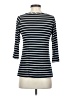 Yala Stripes Black 3/4 Sleeve Top Size S - photo 2