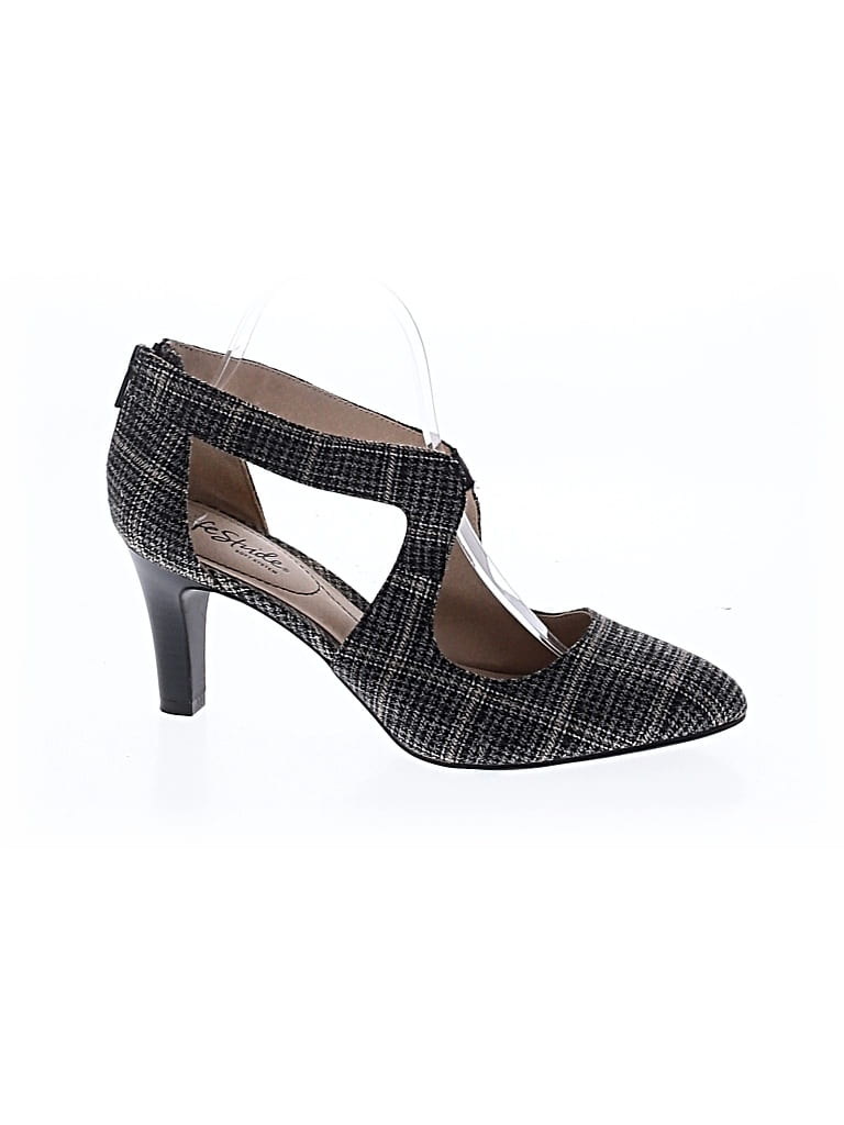 Pre-owned Life Stride Heels In Gray