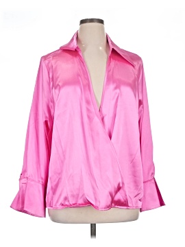Shein Curve Long Sleeve Blouse