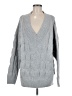 Pink Rose Gray Pullover Sweater Size M - photo 1