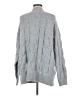 Pink Rose Gray Pullover Sweater Size M - photo 2