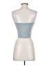 PrettyLittleThing Silver Tube Top Size 4 - photo 2