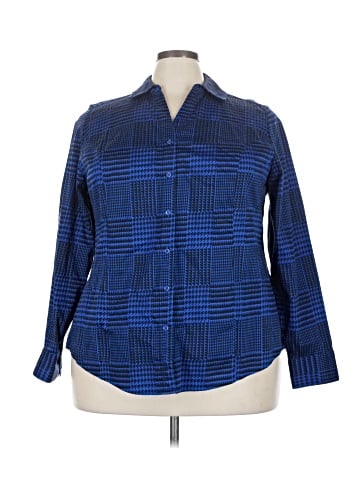 Lane Bryant Long Sleeve Button-Down Shirt (view 1)