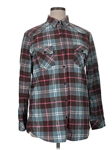 Matchstick Long Sleeve Button-Down Shirt (view 1)