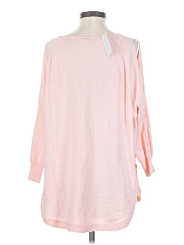 New York & Company 3/4 Sleeve T-Shirt (view 2)