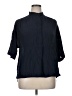 Max Studio Blue 3/4 Sleeve Button-Down Shirt Size XL - photo 1