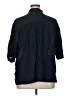Max Studio Blue 3/4 Sleeve Button-Down Shirt Size XL - photo 2