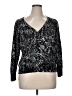Semantiks Black 3/4 Sleeve Blouse Size 1X - photo 1