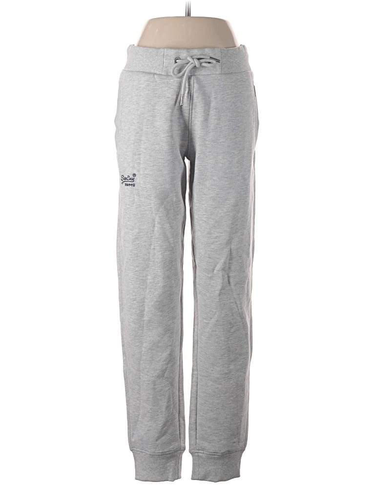 Pre-owned Superdry Sweatpants In Gray