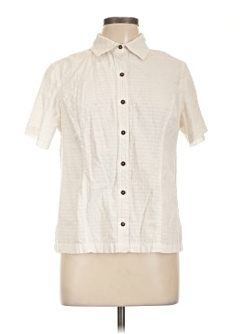 Christopher & Banks Short Sleeve Blouse (view 1)
