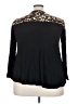 Acting Pro Animal Print Black Long Sleeve Top Size 3X - photo 2
