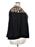 Acting Pro Animal Print Black Long Sleeve Top Size 3X - photo 4