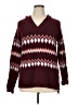 Evri Argyle Burgundy Pullover Sweater Size 0X - photo 1