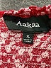 AaKaa 100% Rayon Hearts Red Jumpsuit Size S - photo 4